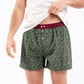 Boxer in cotone biologico Rovaniemi con motivo natalizio