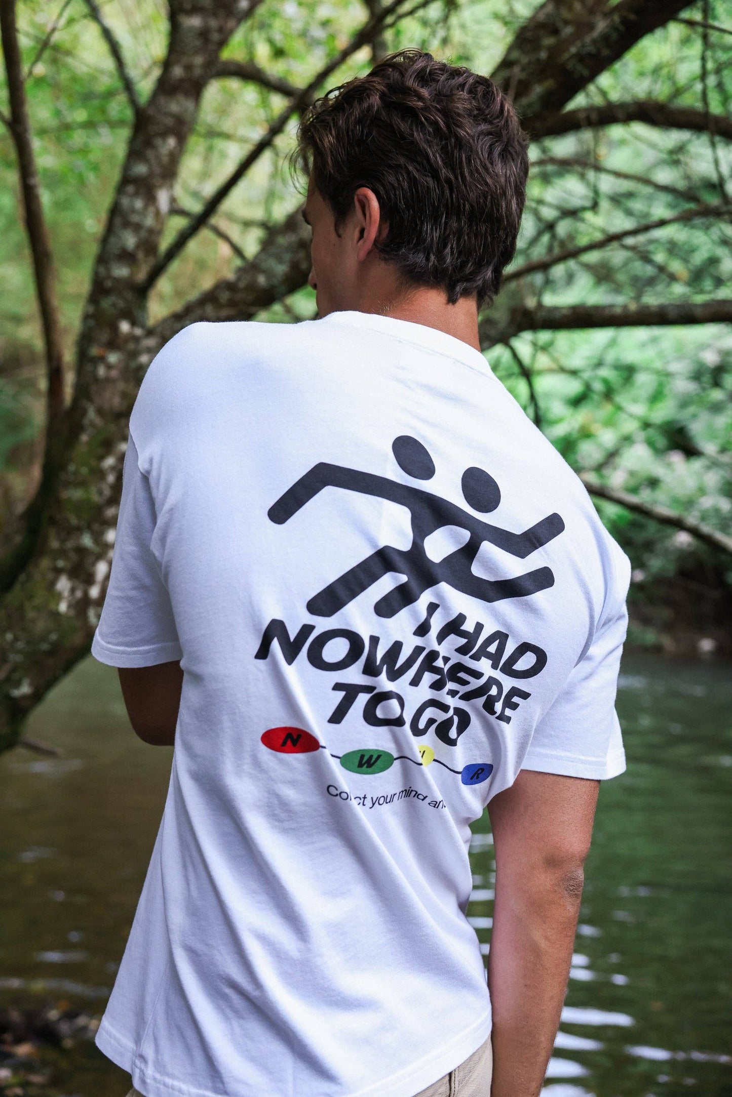 T-shirt oversize Nowhere to Go in cotone organico