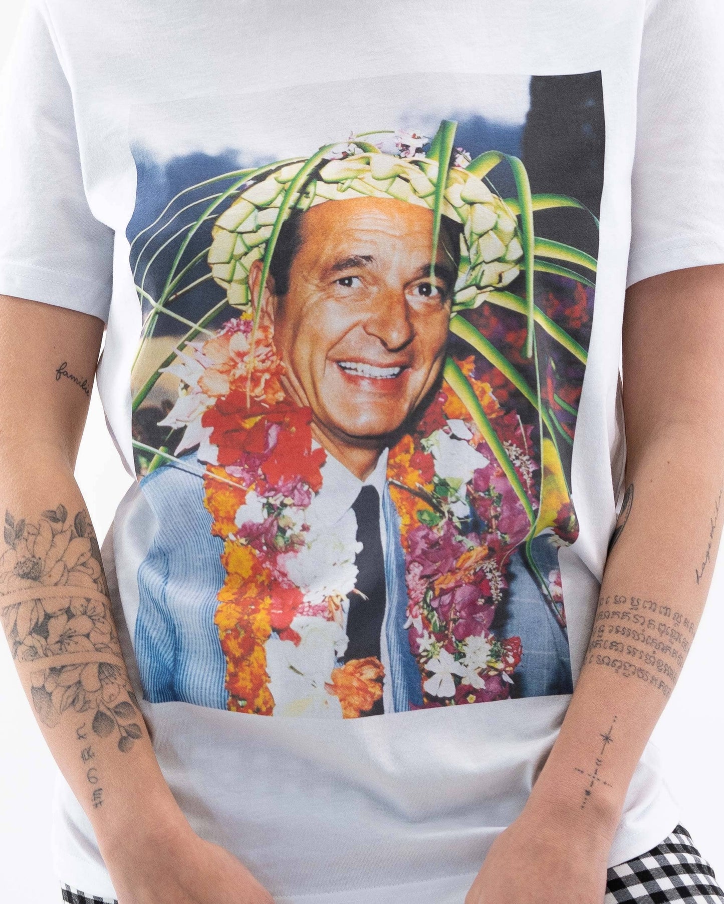 T-shirt unisex Chirac Fleurs in cotone biologico