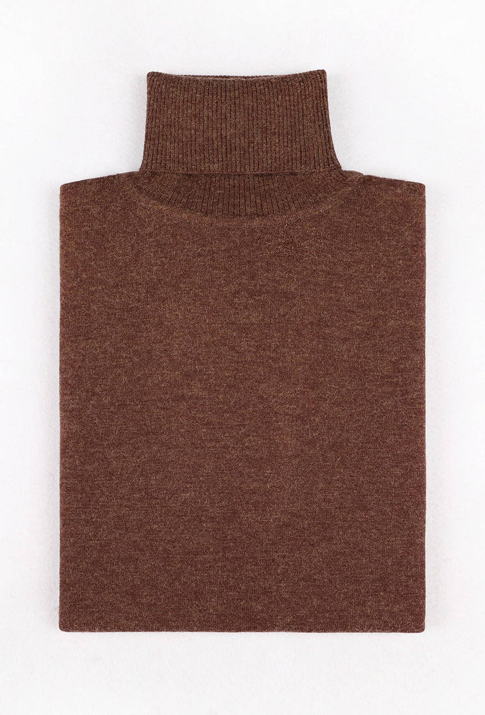 Maglione dolcevita effetto cashmere taglie forti
