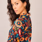 Camicia messicana Bellota floreale multicolor