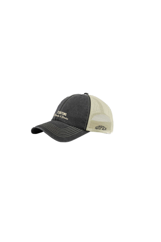 Cappellino Trucker Parts & Services in Cotone Organico