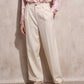 Pantaloni palazzo eleganti a vita alta