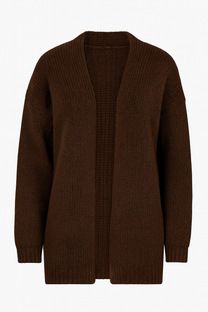 Cardigan oversize in maglia morbida