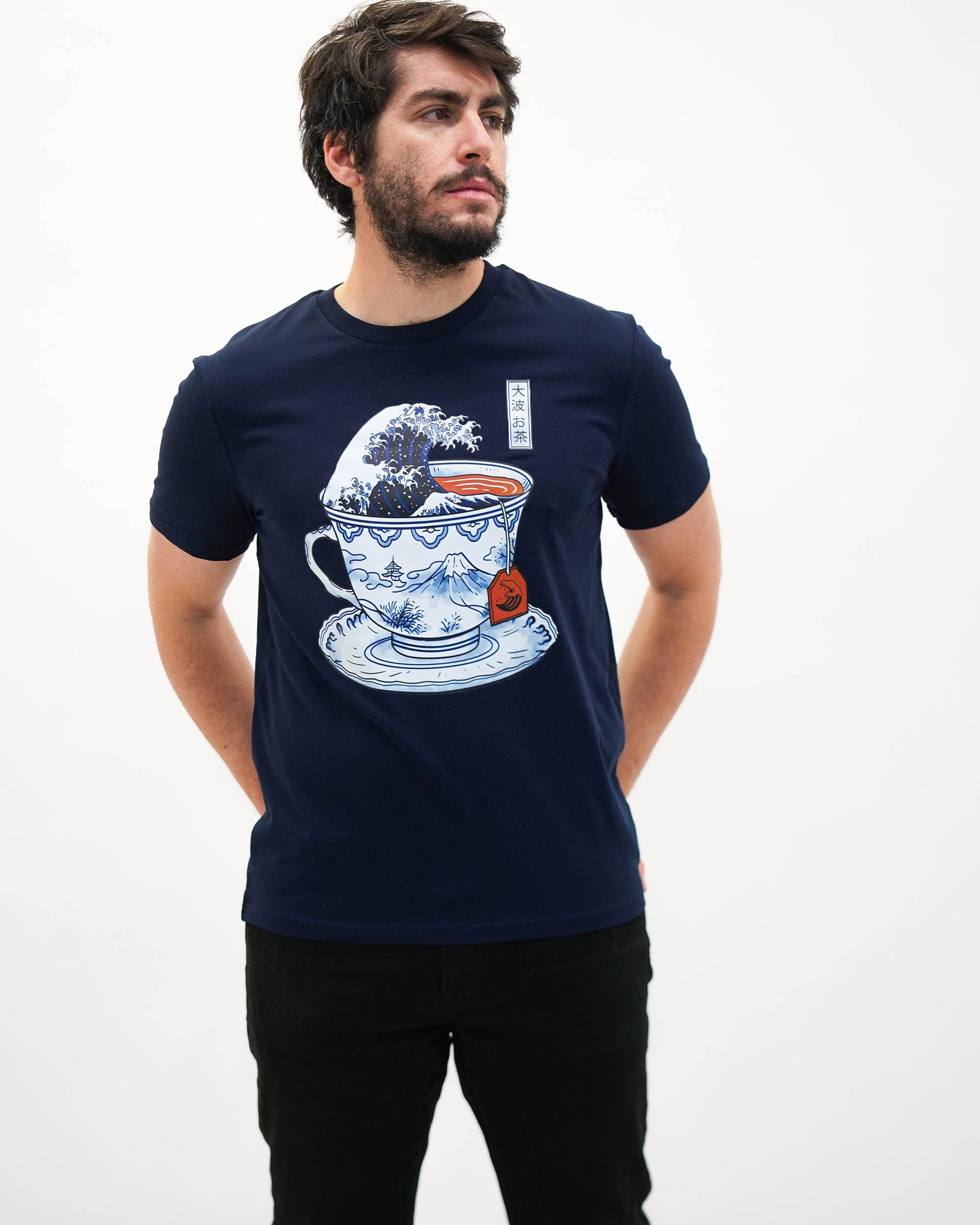 T-shirt vintage giapponese Kanagawa Tea