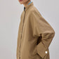 Cappotto bomber trench con polsini ampi