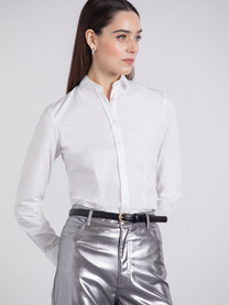 Camicia slim fit in cotone