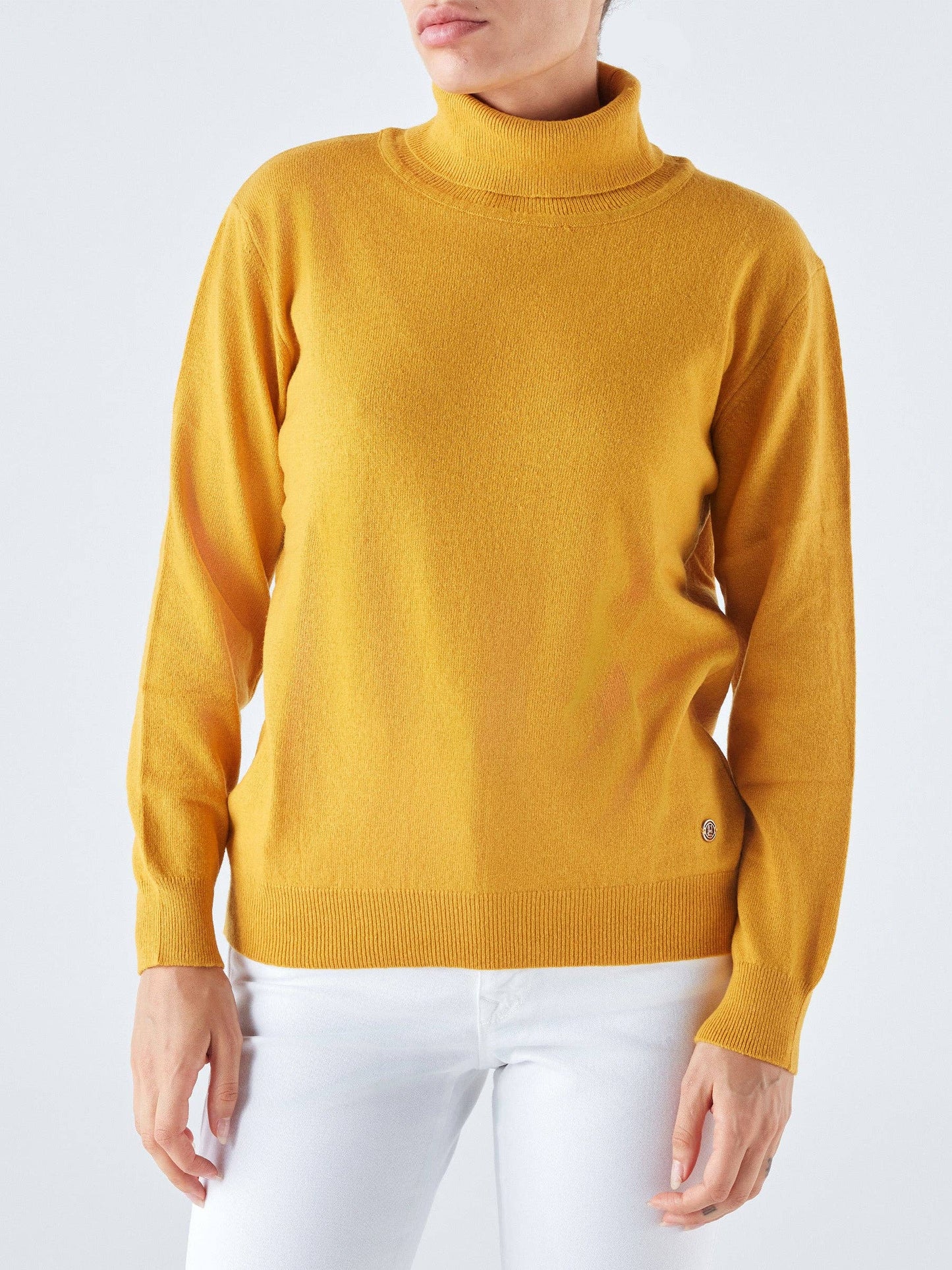 Maglia dolcevita in misto lana e cashmere
