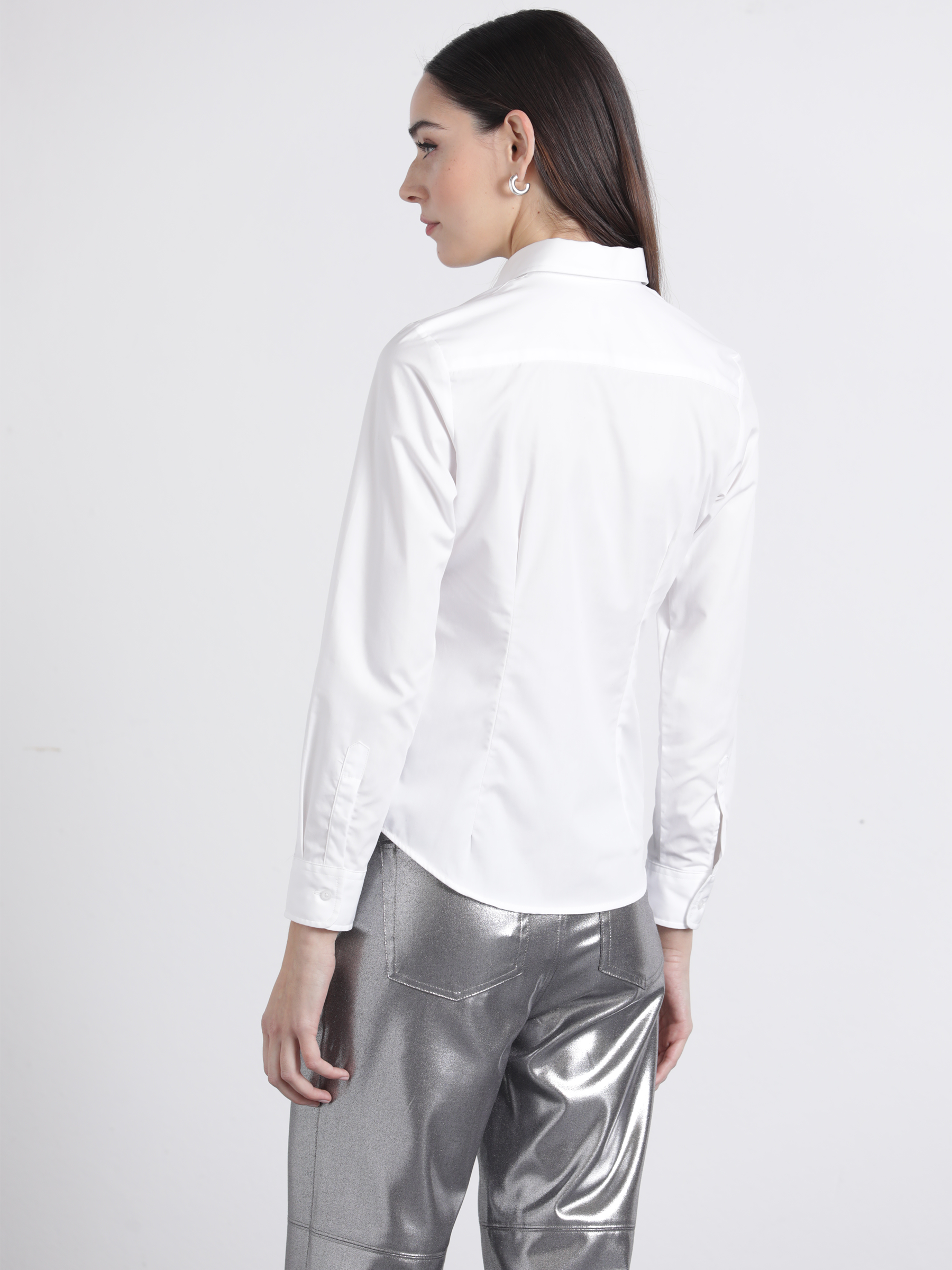 Camicia slim fit in cotone