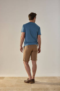 Bermuda Beach color noce in lino e cotone