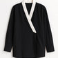 Kimono doppiopetto in cupro