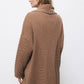 Cardigan in maglia strutturata con collo a imbuto