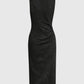 Abito midi Elinor nero in pizzo
