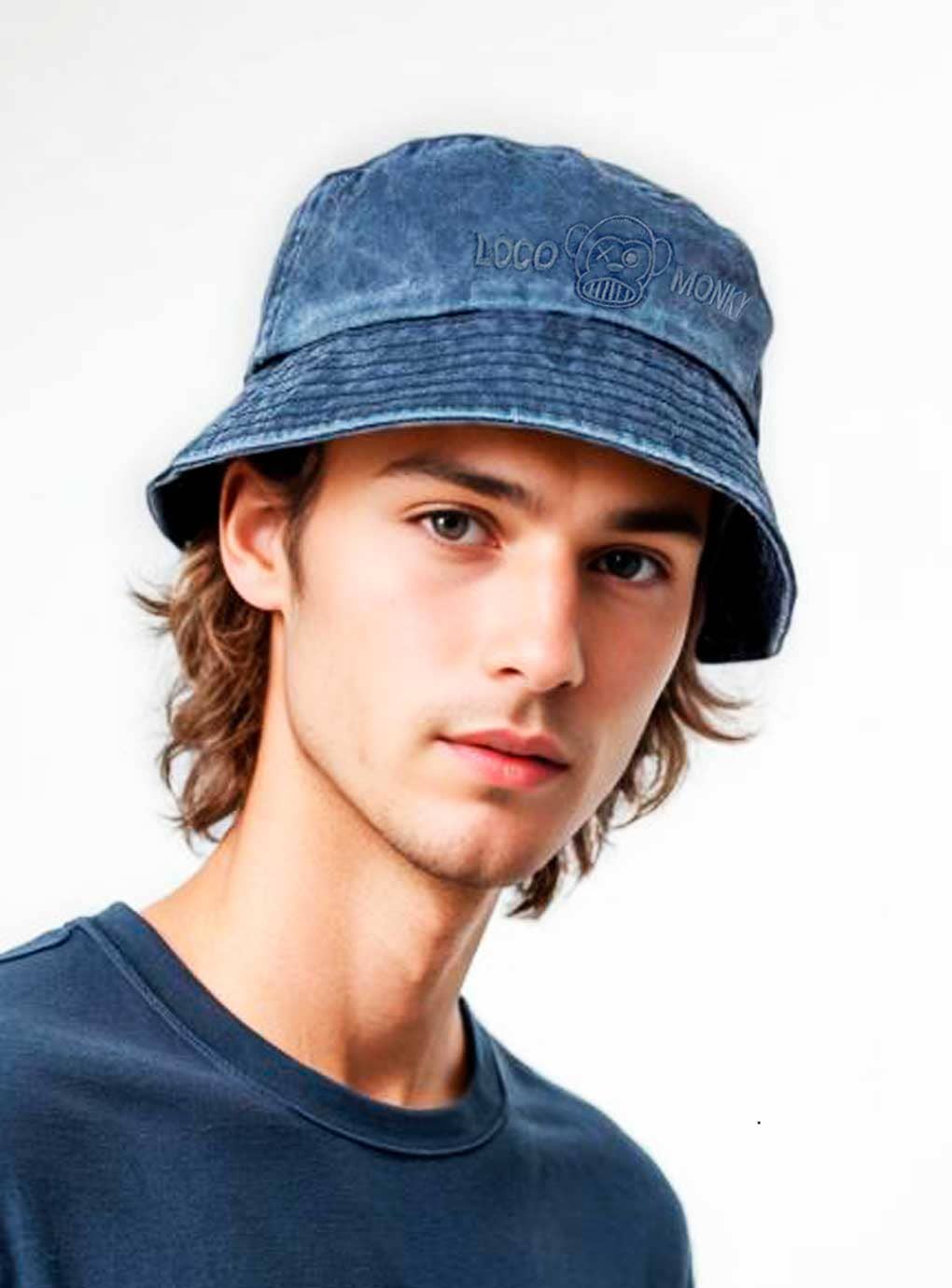Cappello bucket vintage Beaver in cotone biologico