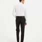 Camicia bianca slim fit con collo francese