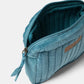 Borsa in velluto trapuntato con zip