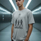 T-shirt unisex Godbusters grigio mélange