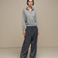 Pantaloni palazzo a vita alta