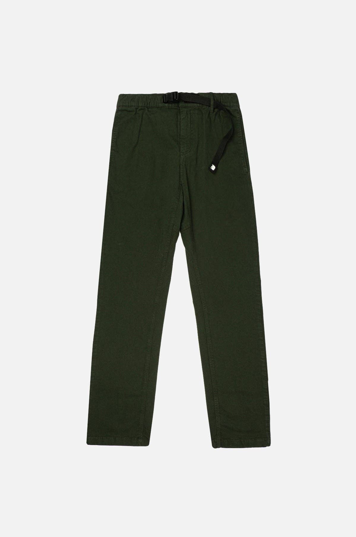 Pantaloni da arrampicata in cotone Ecodye verde oliva scuro