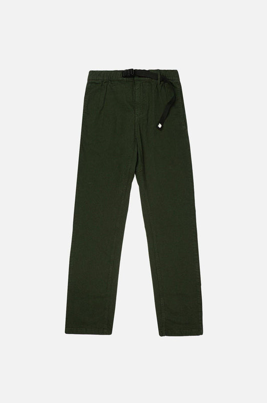 Pantaloni da arrampicata in cotone Ecodye verde oliva scuro