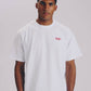 T-shirt bianca con ricamo “Negroni, please”