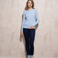 Maglione in maglia con lurex da donna