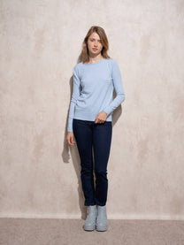 Maglione in maglia con lurex da donna