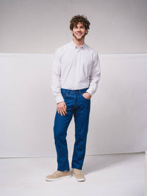 Jeans regular fit in denim da uomo