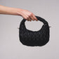Borsa a tracolla a mezzaluna Alcochor con zip