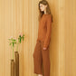 Maglione relaxed in cotone fine con maniche raglan