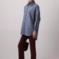 Camicia oversize blu navy da donna