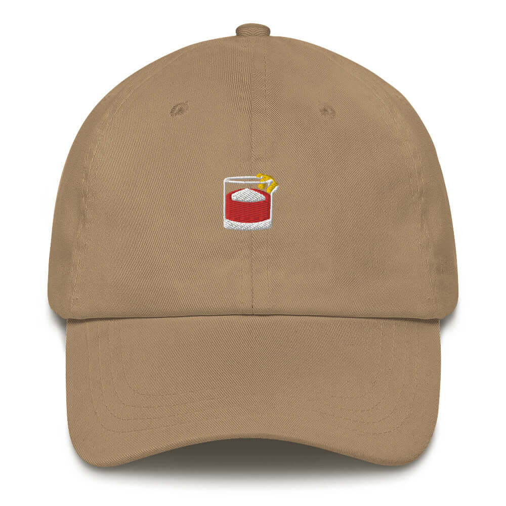 Cappellino dad hat ricamato Negroni Glass