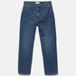 Jeans denim donna a gamba dritta