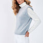 Gilet in maglia con spalle strutturate