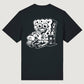 T-shirt unisex nera con stampa “Make New Friends”