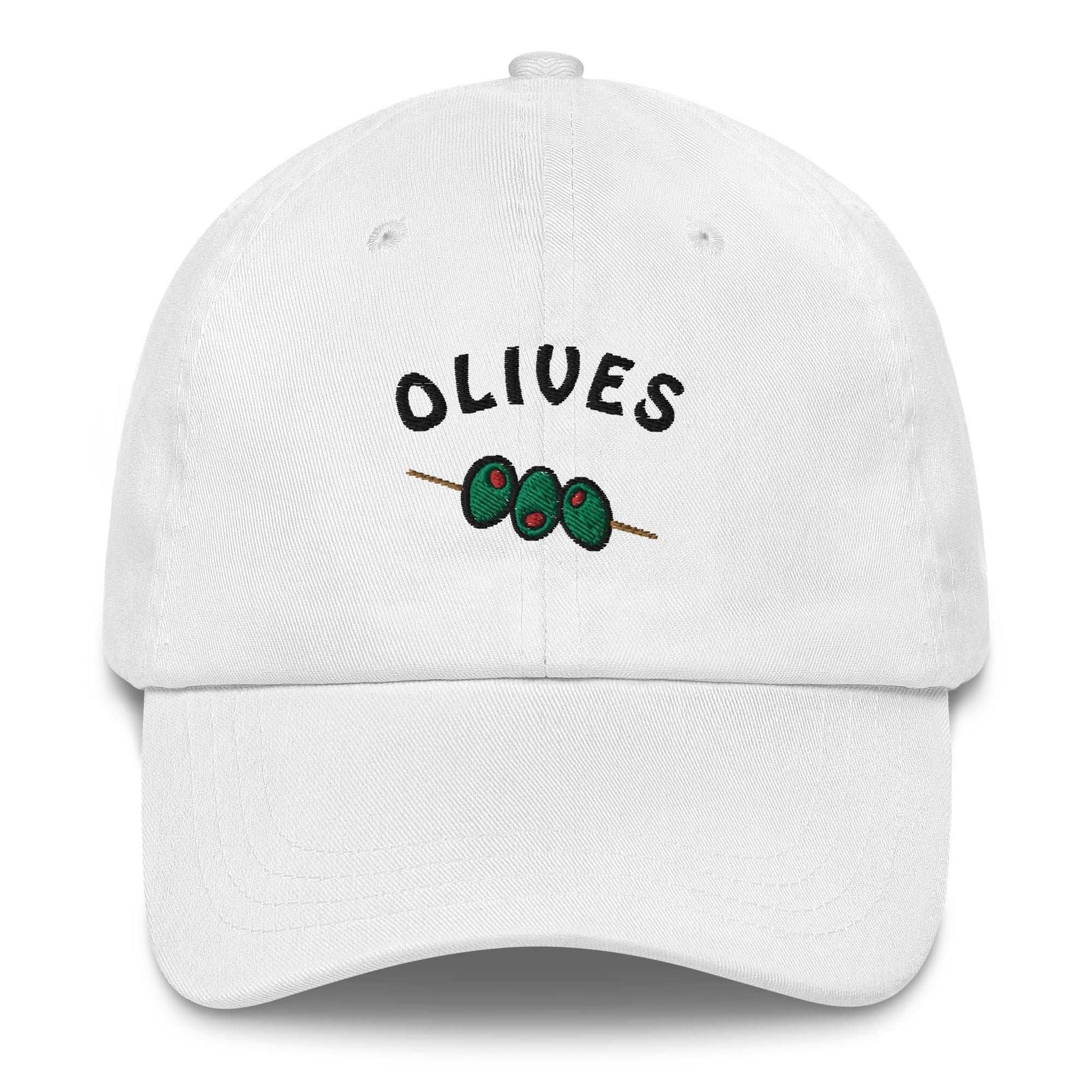 Cappellino da baseball ricamato Olives