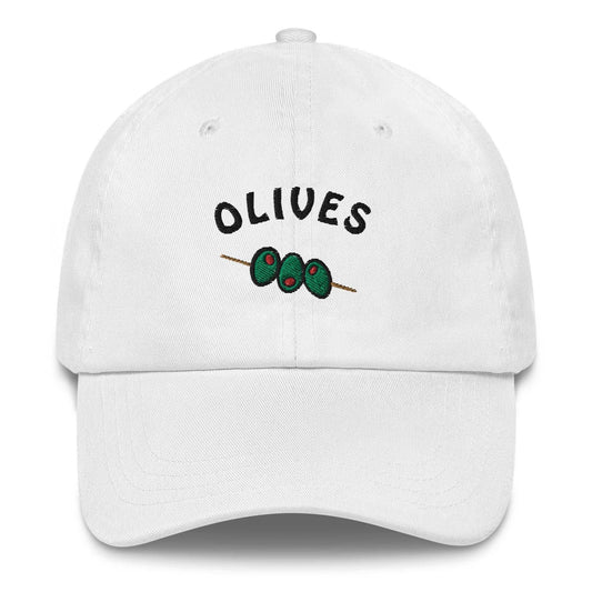 Cappellino da baseball ricamato Olives