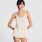 Top in lino Synne grigio antico
