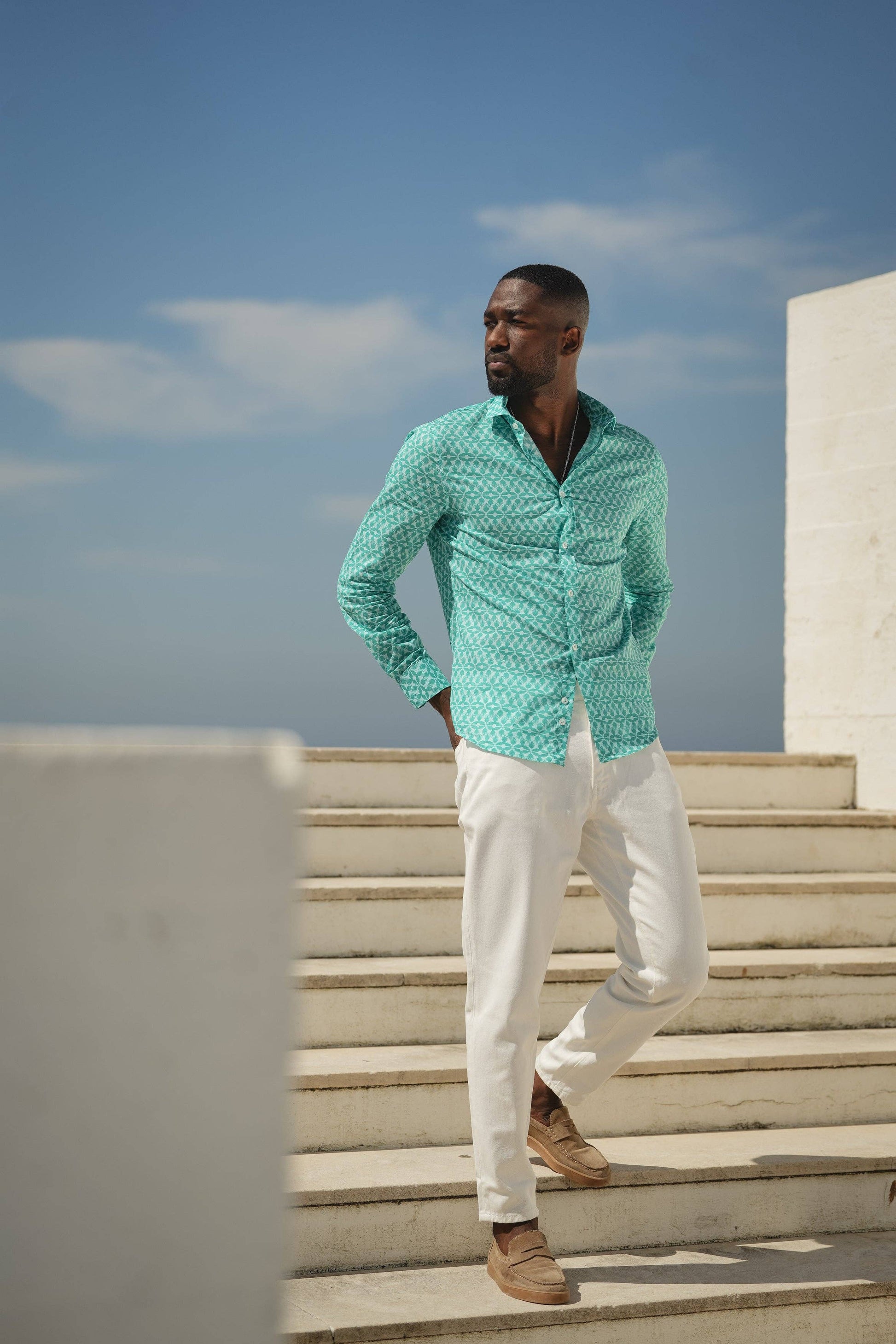 Camicia in flanella da uomo