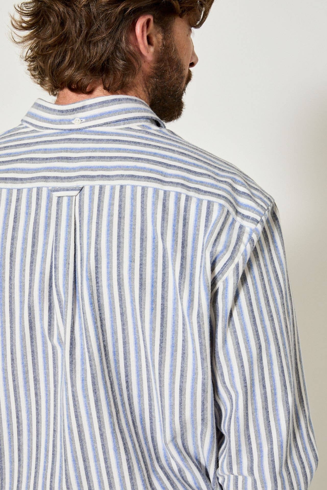 Camicia a righe in cotone Java Provence