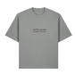 T-shirt Misty Gray Mars a maniche corte in cotone organico