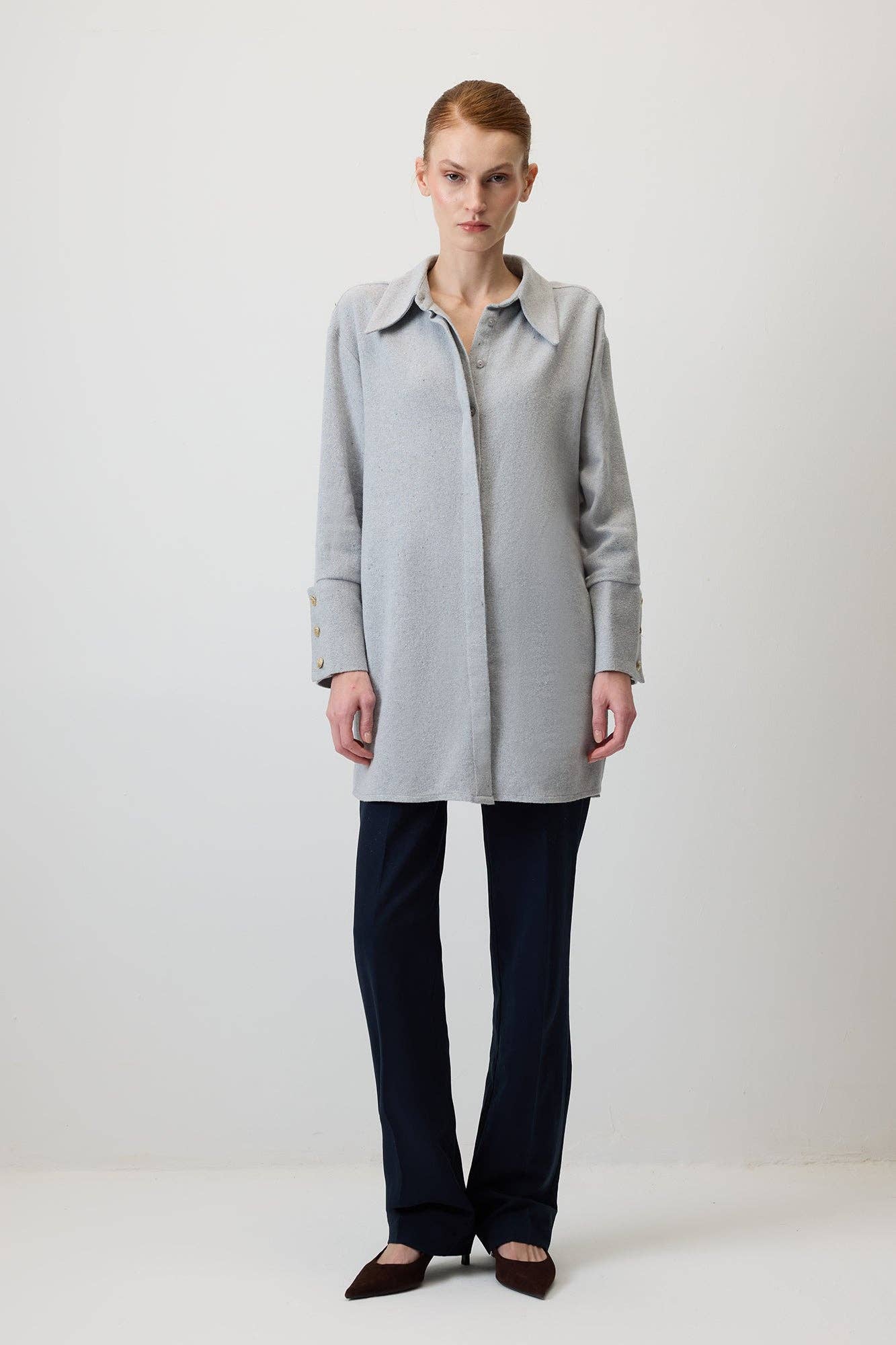 Camicia oversize con polsini larghi