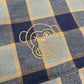 Camicia di flanella a quadri uomo blu Chop Plaid