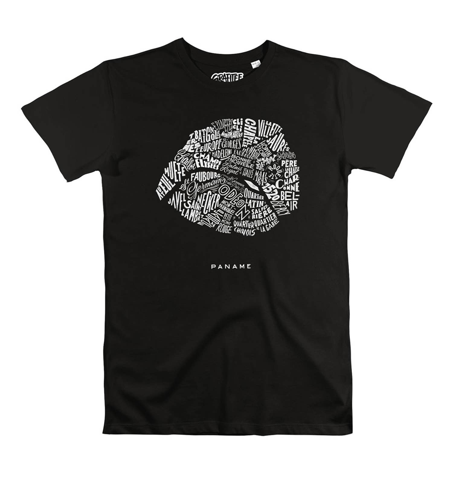 T-shirt Paname con grafica Parigi