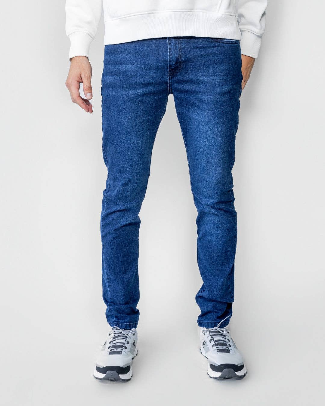 Jeans blu elasticizzati da uomo Dante