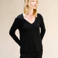 Maglia scollo a V in misto cashmere 3D Knit