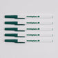 Confezione da 5 penne a sfera ecologiche BIC con logo Trendsplant bianco e verde