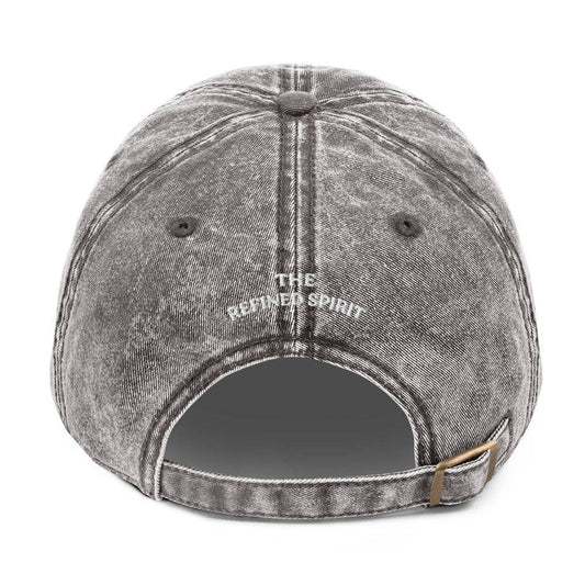 Cappellino vintage minimal in twill di cotone