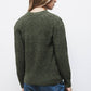 Maglione in maglia strutturata con scollo a V
