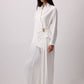 Blusa drappeggiata a portafoglio
